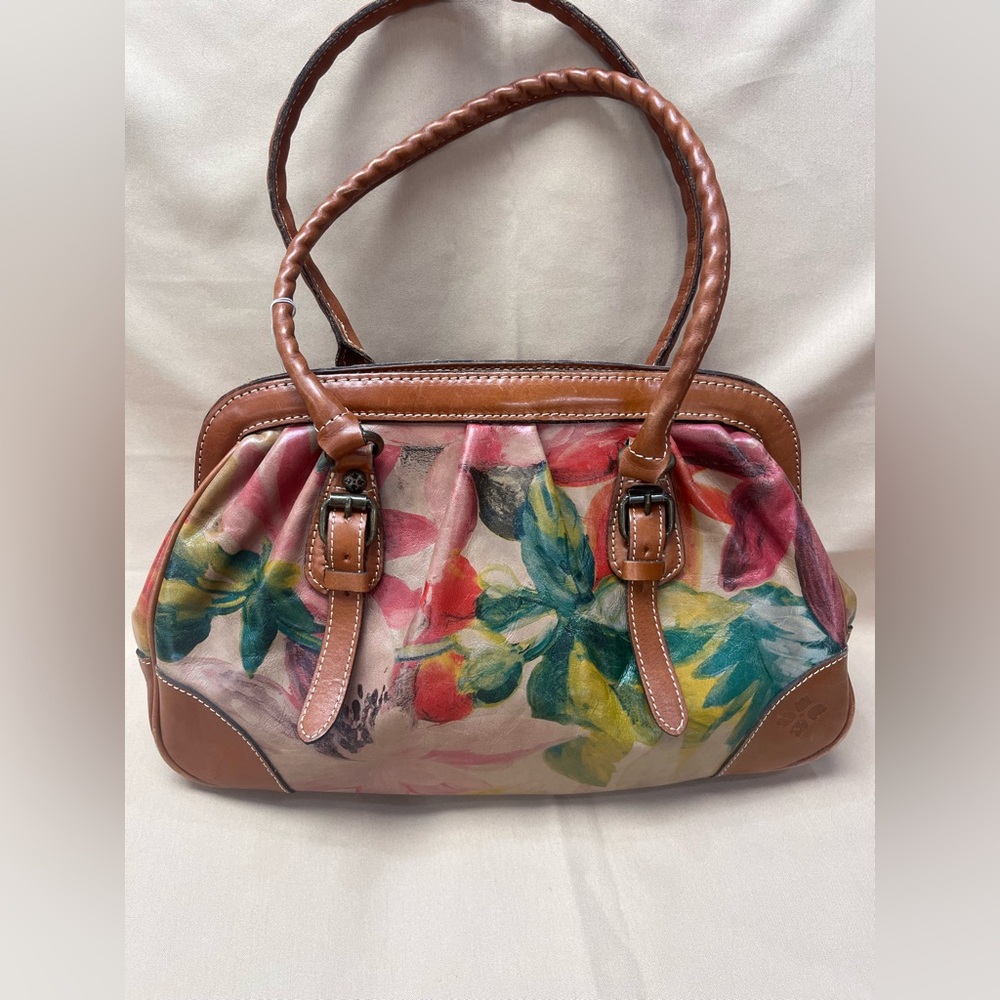 Patricia Nash Multicolor Floral Satchel
